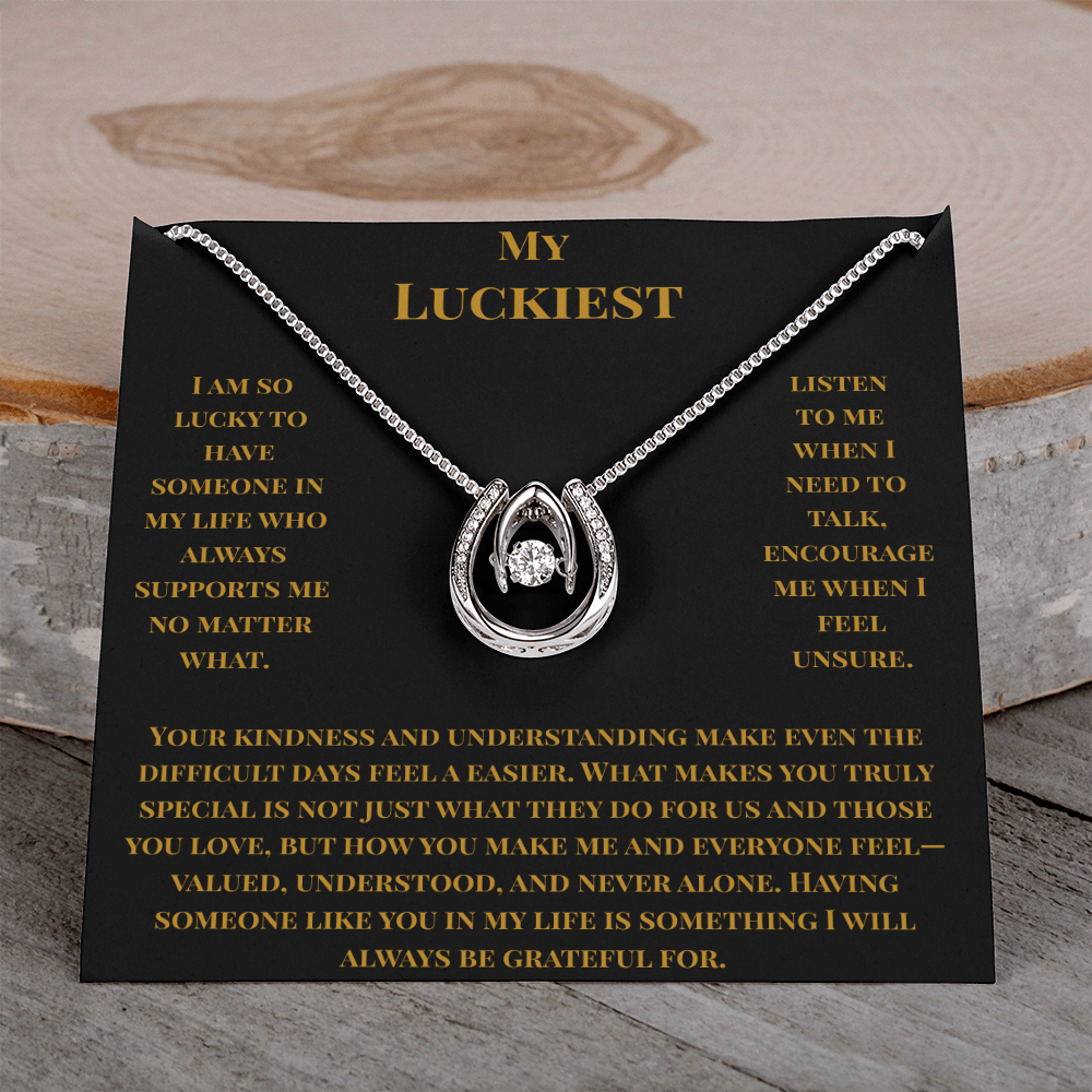 My Luckiest- To my Person Necklace