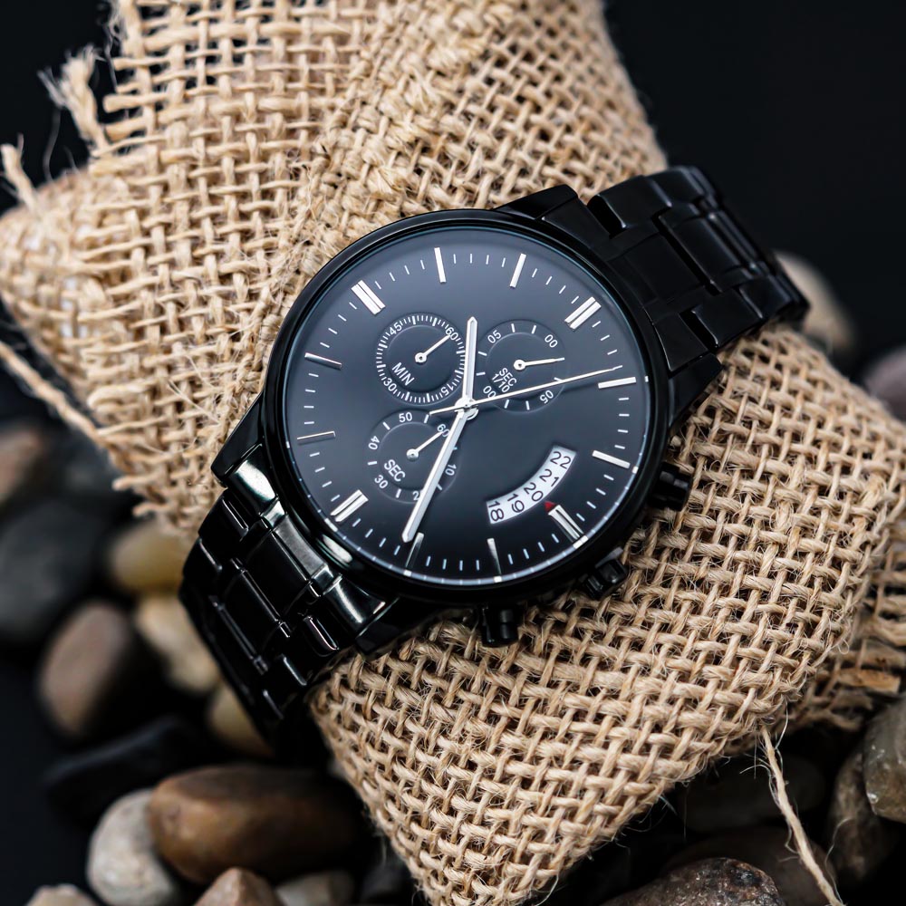To My Husband - Forever & Always Engraved Watch