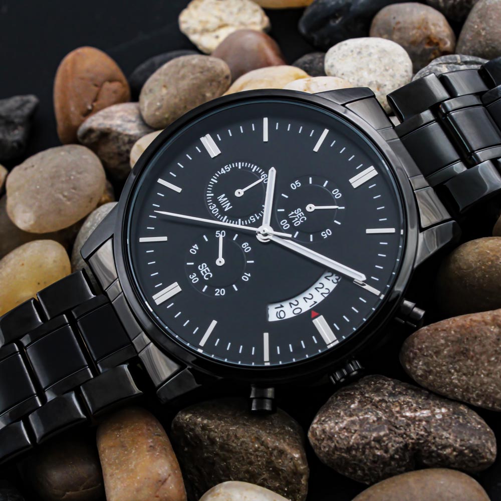 To My Husband - Forever & Always Engraved Watch