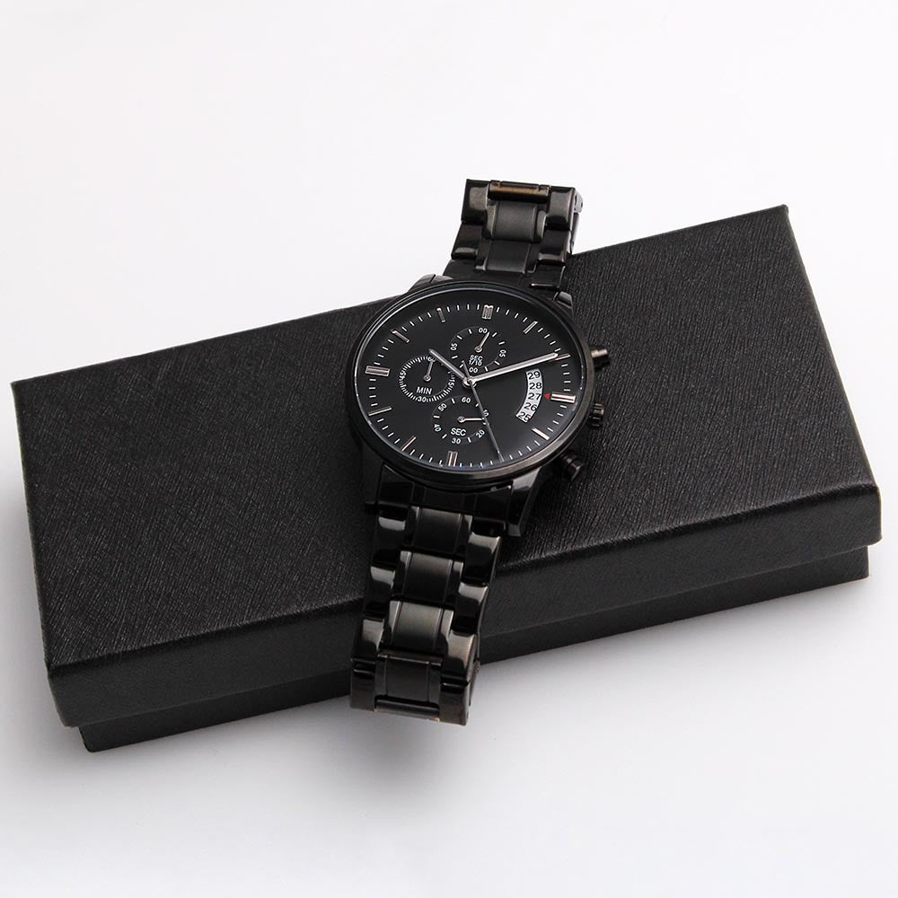 To My Husband - Forever & Always Engraved Watch