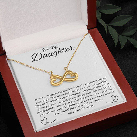 To My Daughter- Endless Love Necklace