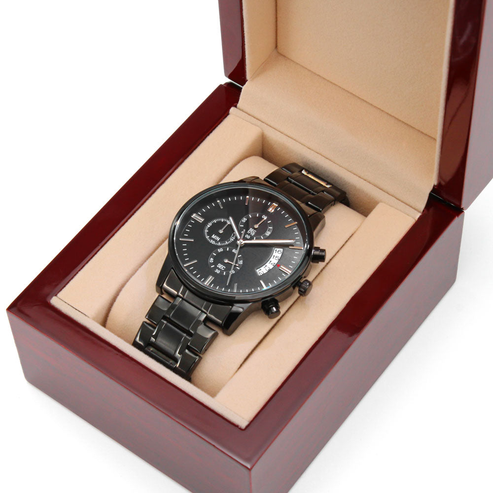 To My Husband - Forever & Always Engraved Watch