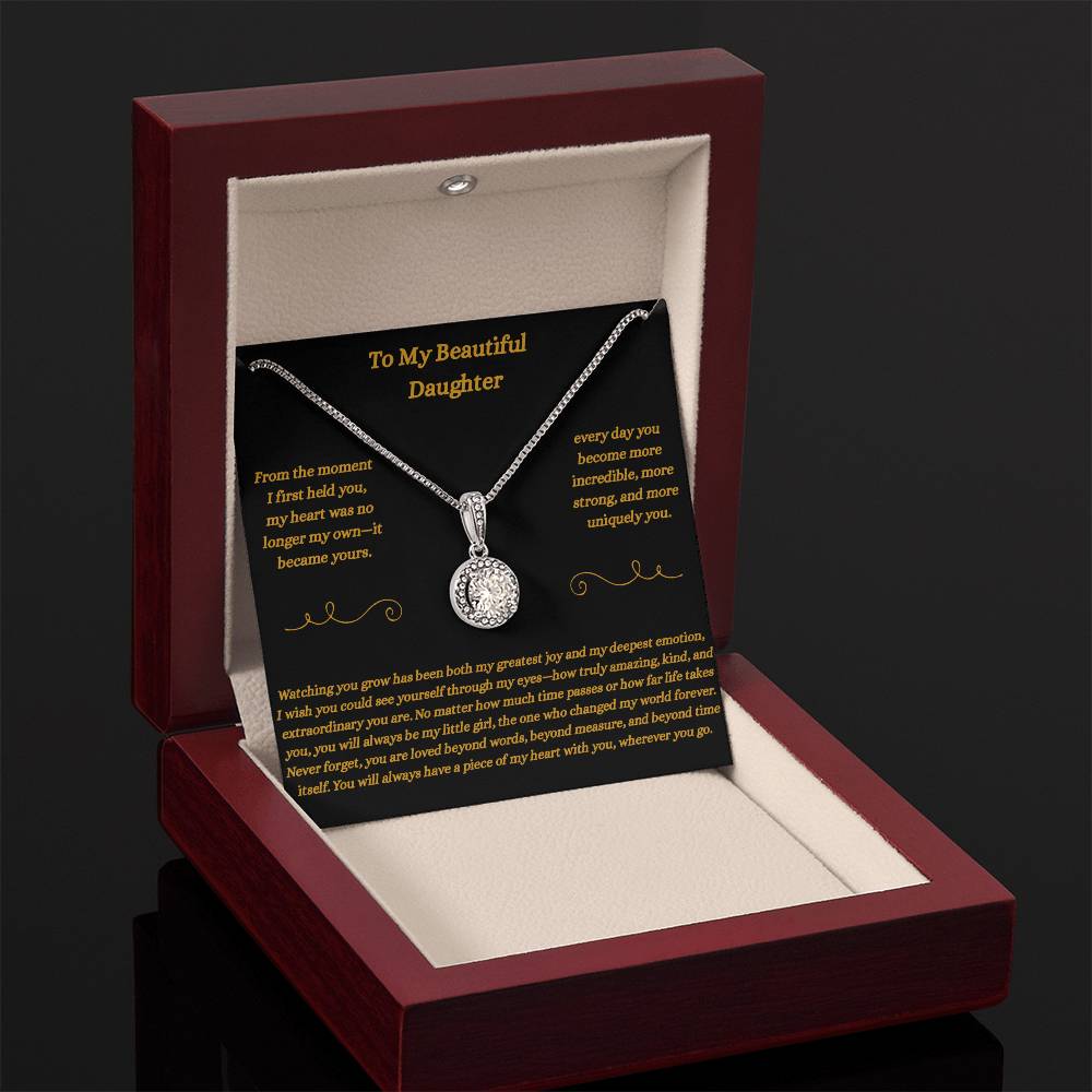 To My Beautiful Daughter- Precious Necklace