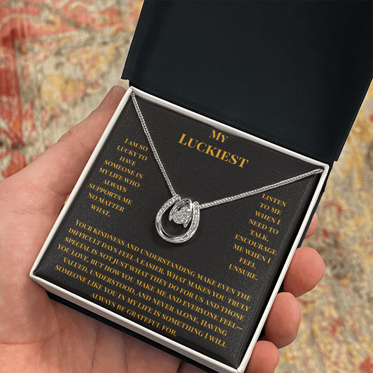 My Luckiest- To my Person Necklace