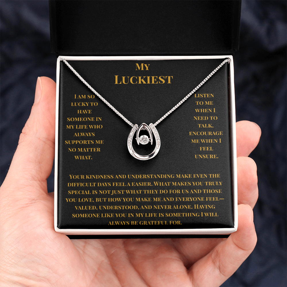 My Luckiest- To my Person Necklace