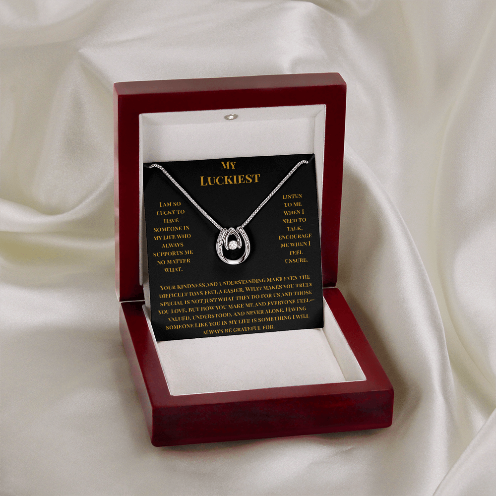 My Luckiest- To my Person Necklace