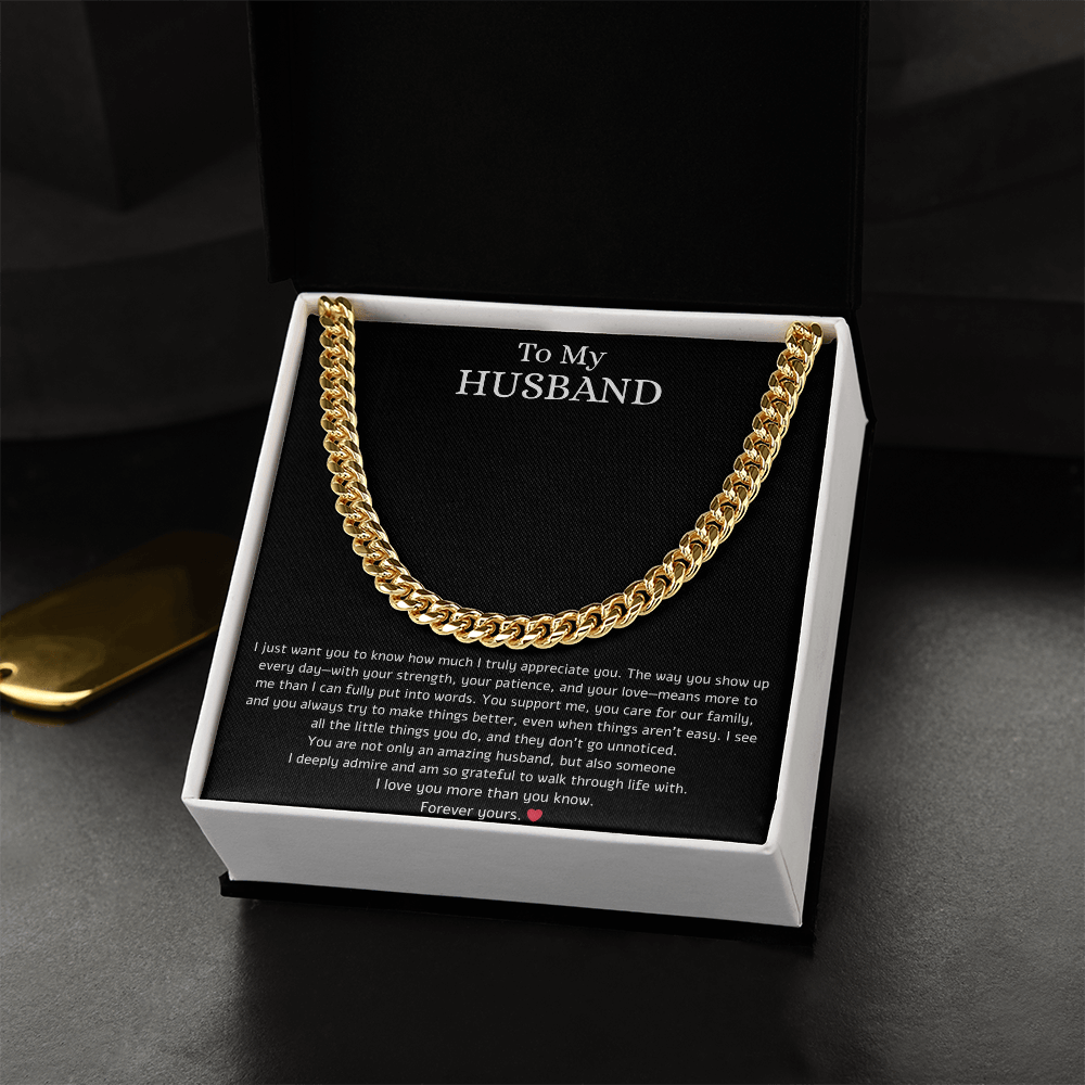 To My Husband- Connected Chain