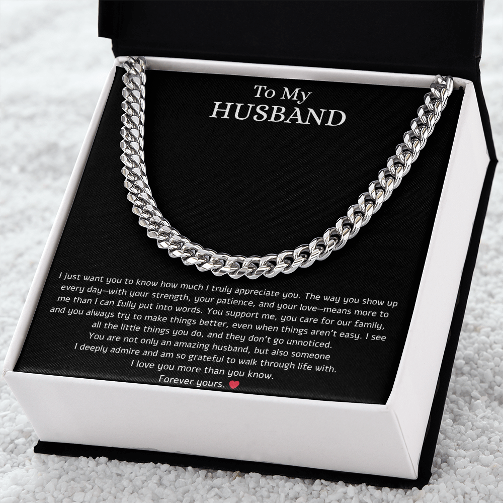 To My Husband- Connected Chain