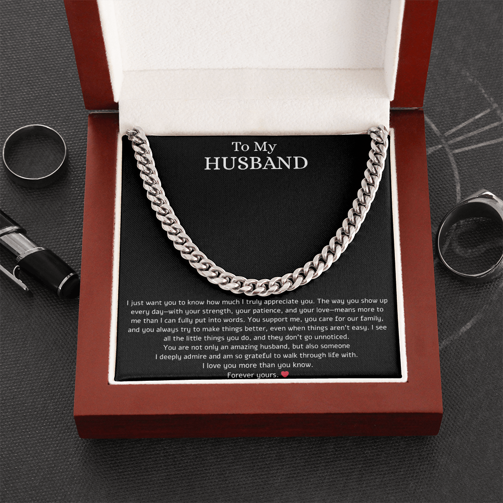 To My Husband- Connected Chain