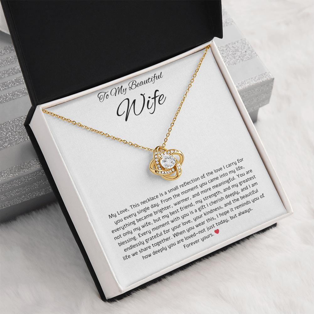 To My Beautiful Wife - Always Yours Necklace
