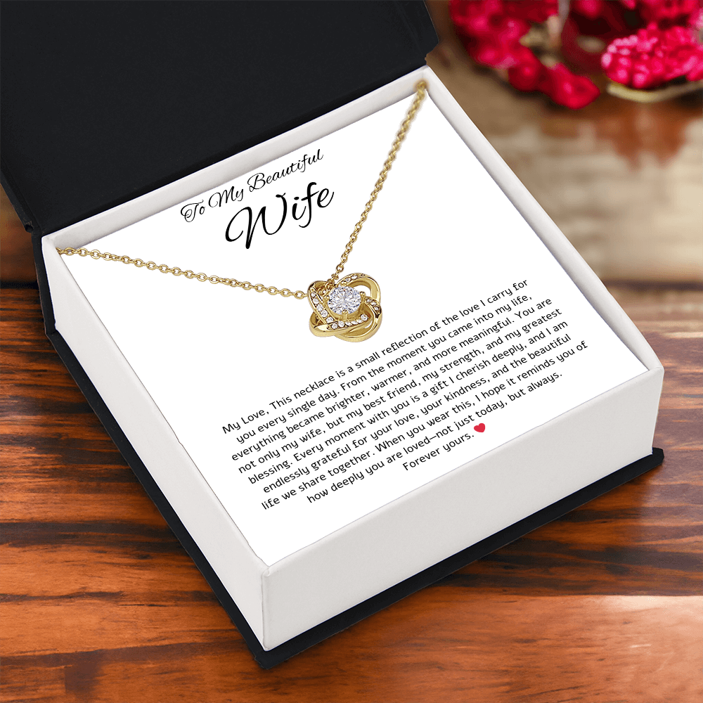 To My Beautiful Wife - Always Yours Necklace