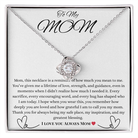 To My Mom- Always Necklace