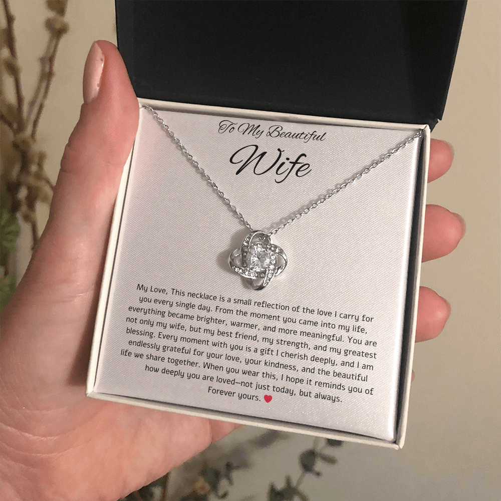 To My Beautiful Wife - Always Yours Necklace
