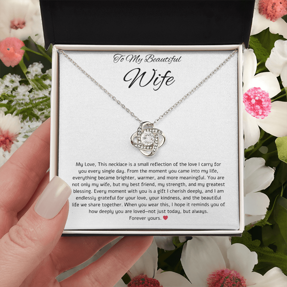 To My Beautiful Wife - Always Yours Necklace
