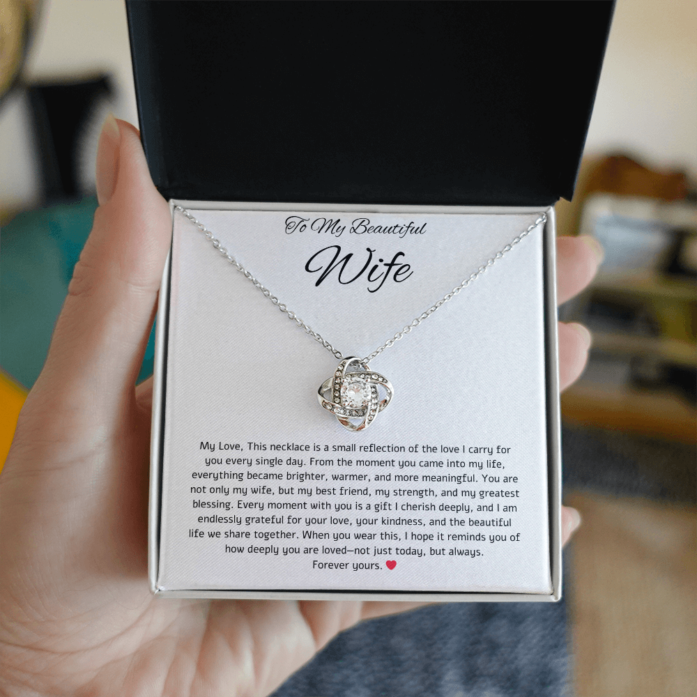 To My Beautiful Wife - Always Yours Necklace