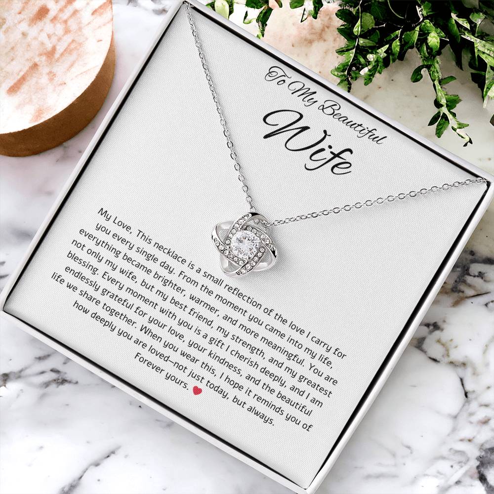 To My Wife- I love You Always Necklace