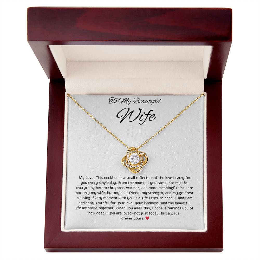 To My Wife- I love You Always Necklace