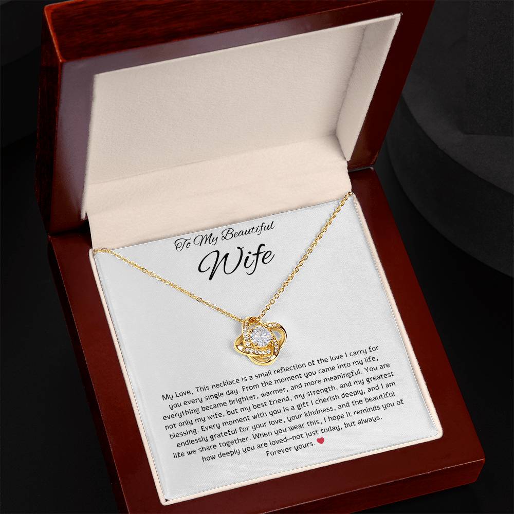 To My Wife- I love You Always Necklace