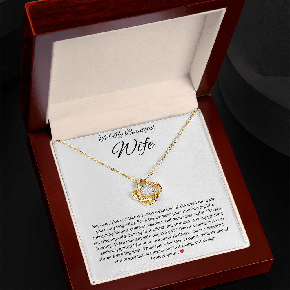 To My Beautiful Wife - Always Yours Necklace