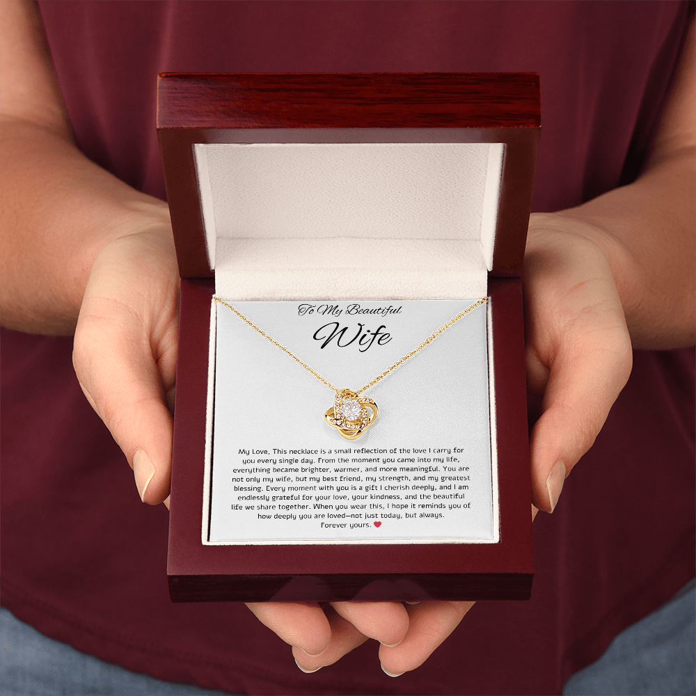 To My Beautiful Wife - Always Yours Necklace