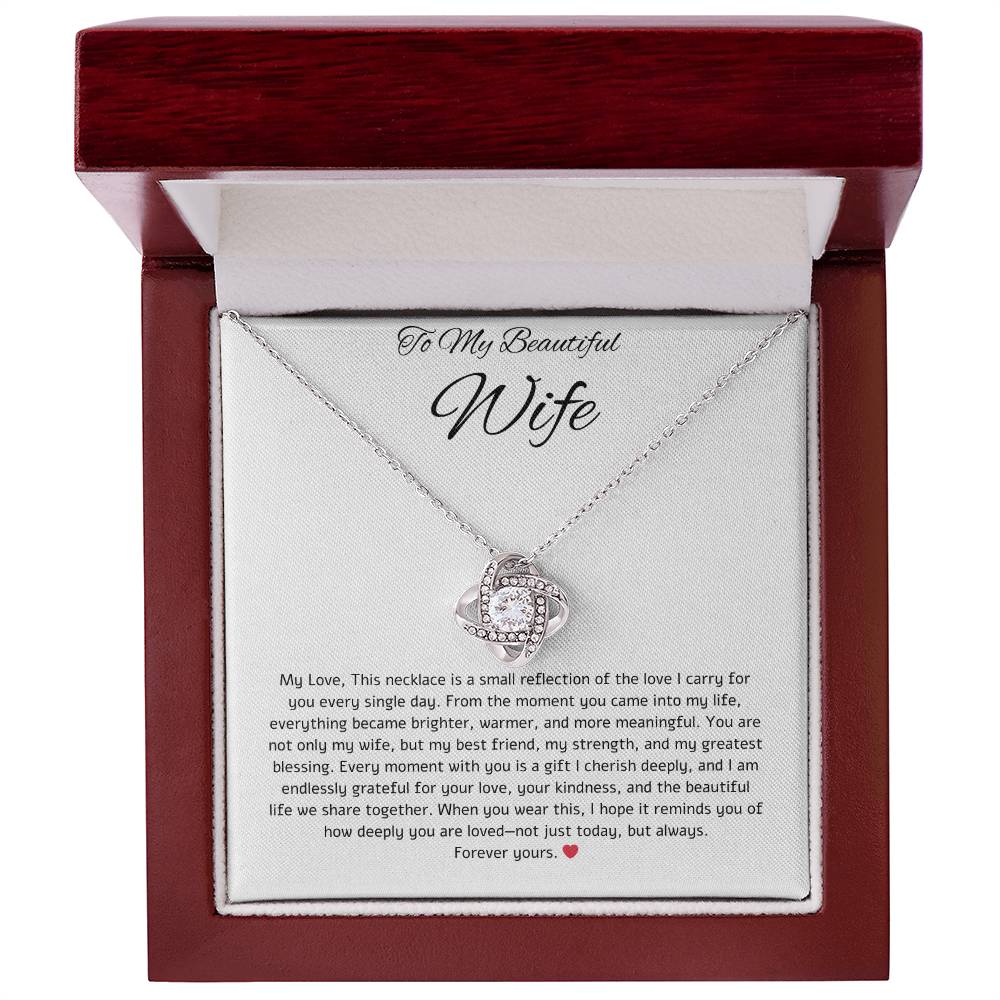 To My Wife- I love You Always Necklace