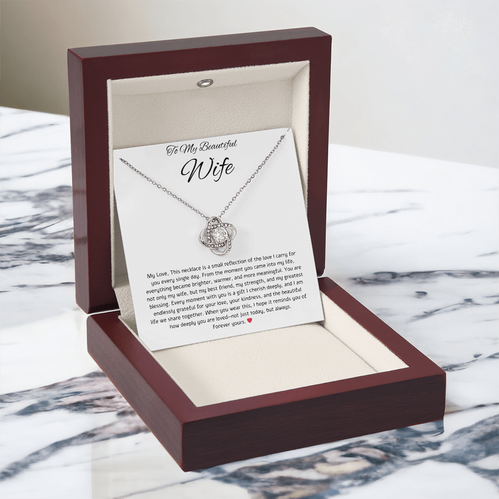 To My Beautiful Wife - Always Yours Necklace