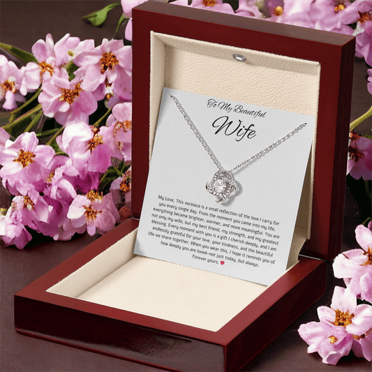 To My Beautiful Wife - Always Yours Necklace