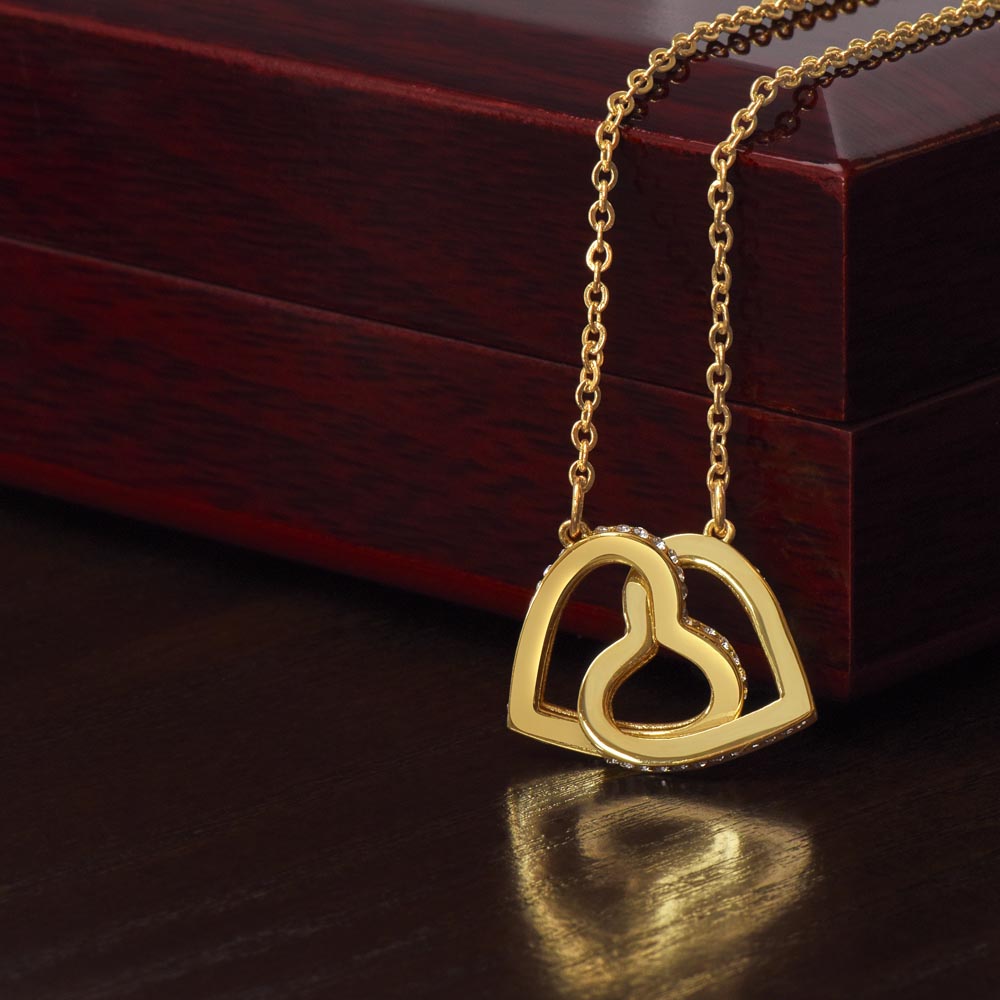 To My Mom – Forever Connected Hearts Necklace