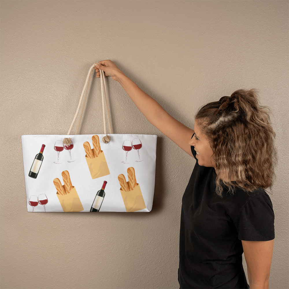 Large Essential Wine Tote Bag