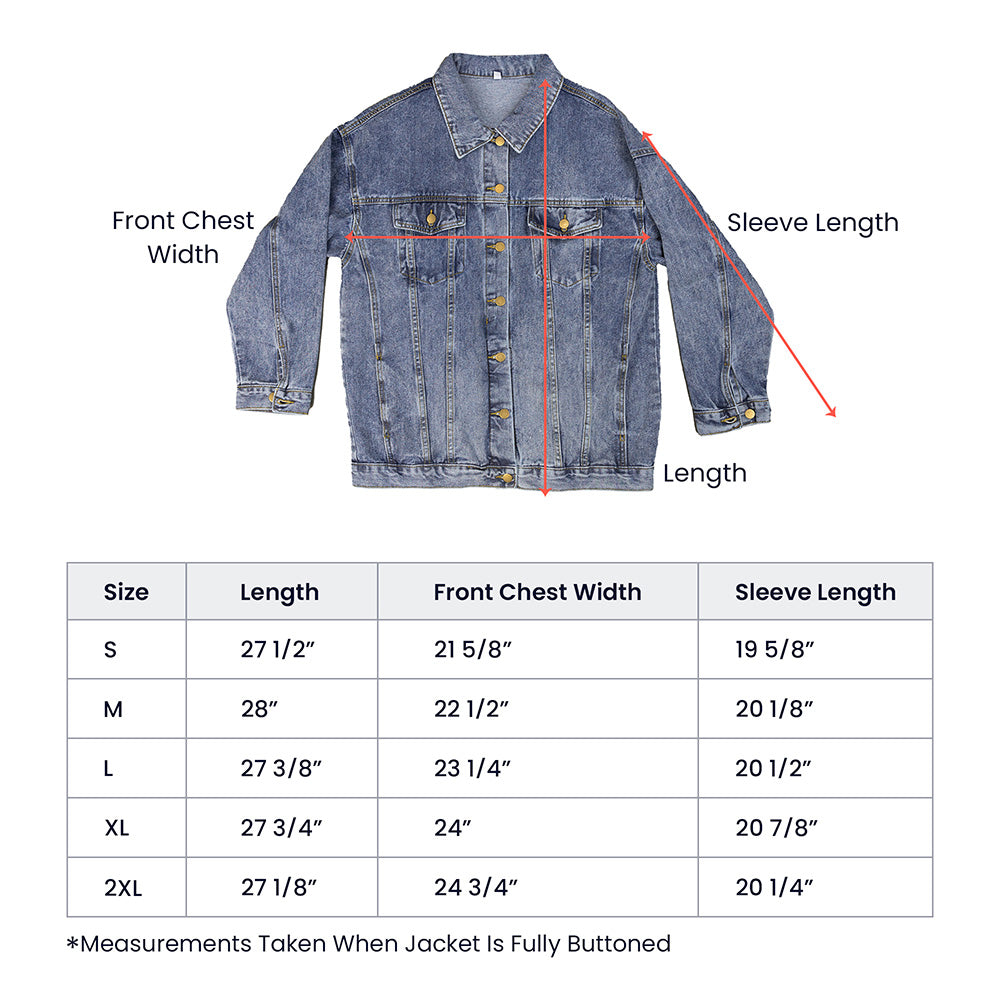 MAMA Floral Jean Jacket