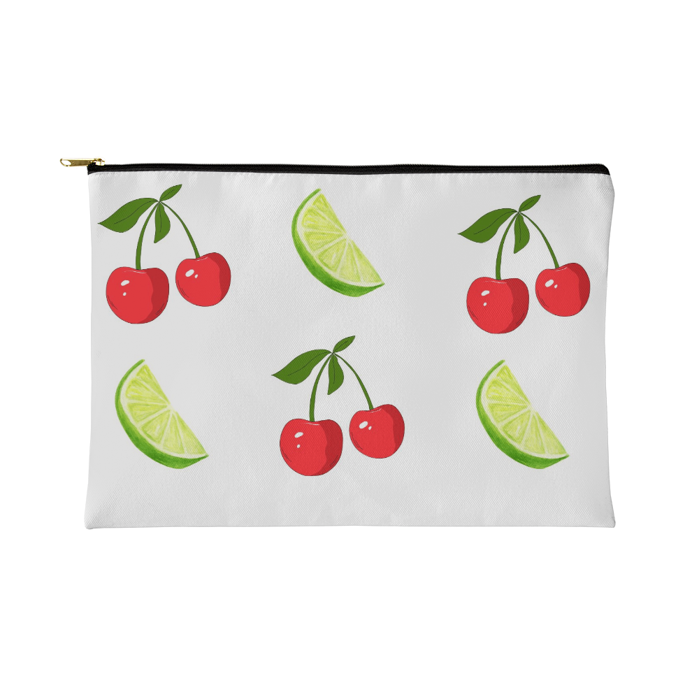 Small Cherry and Lime Pouch
