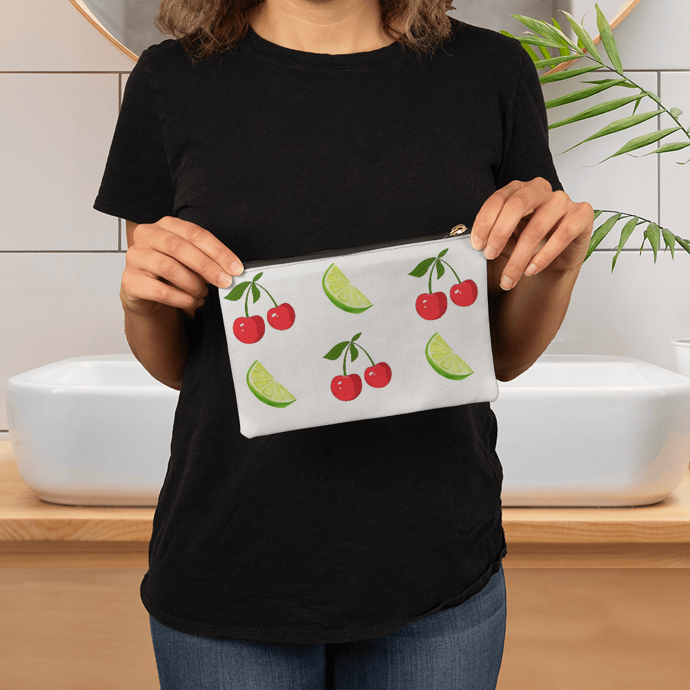 Small Cherry and Lime Pouch