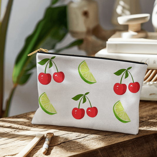 Small Cherry and Lime Pouch
