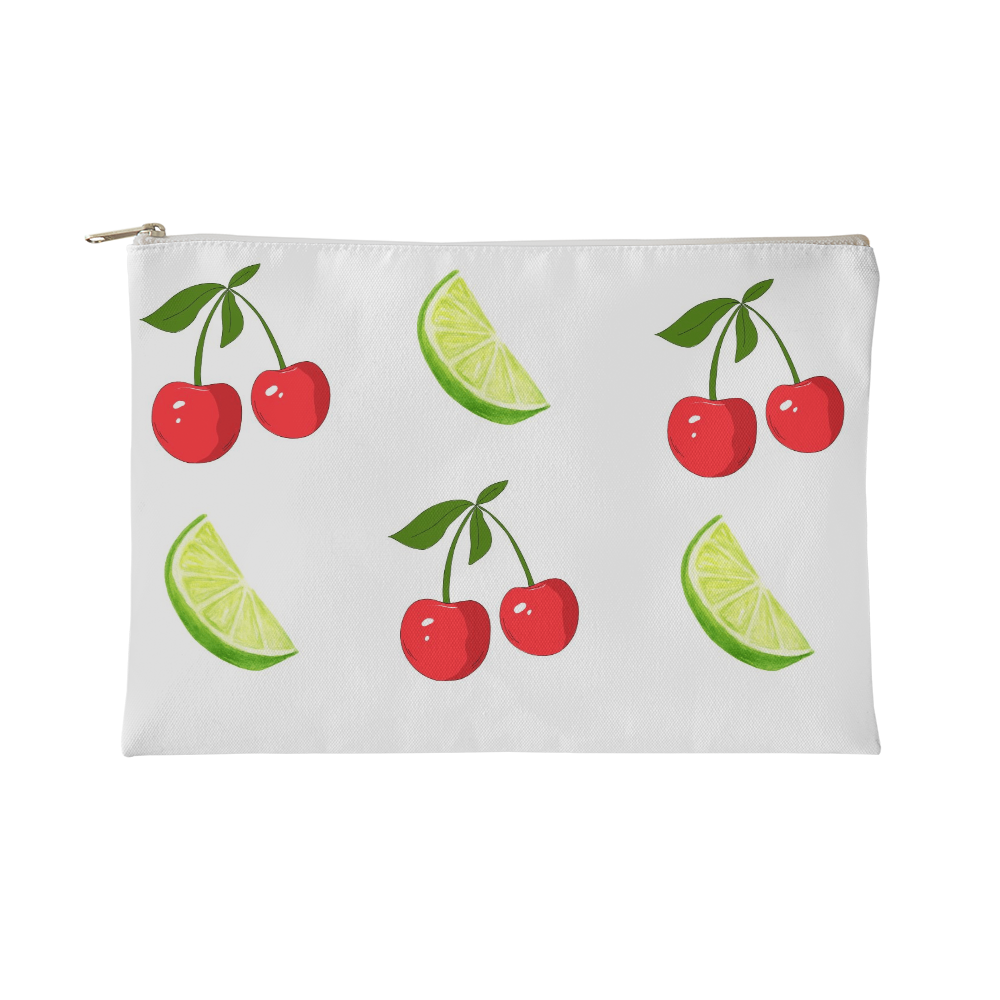 Small Cherry and Lime Pouch