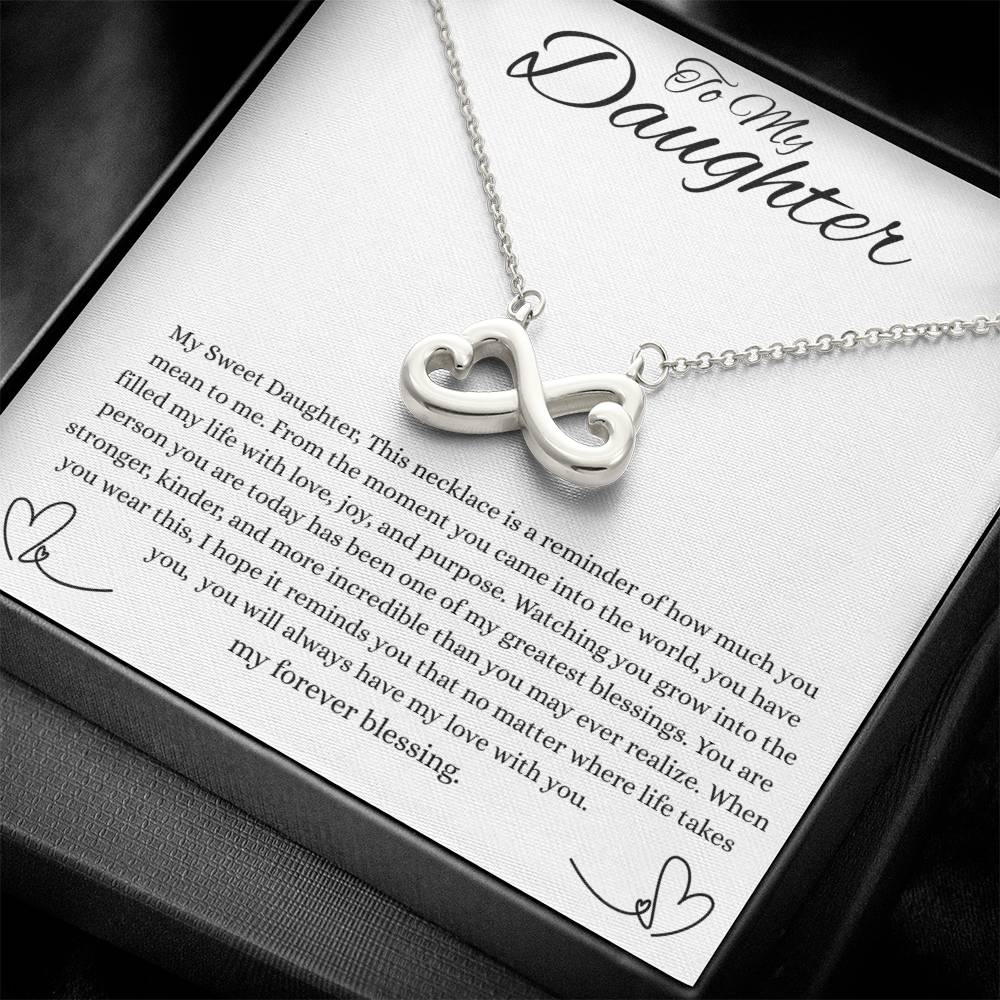 To My Daughter- Endless Love Necklace