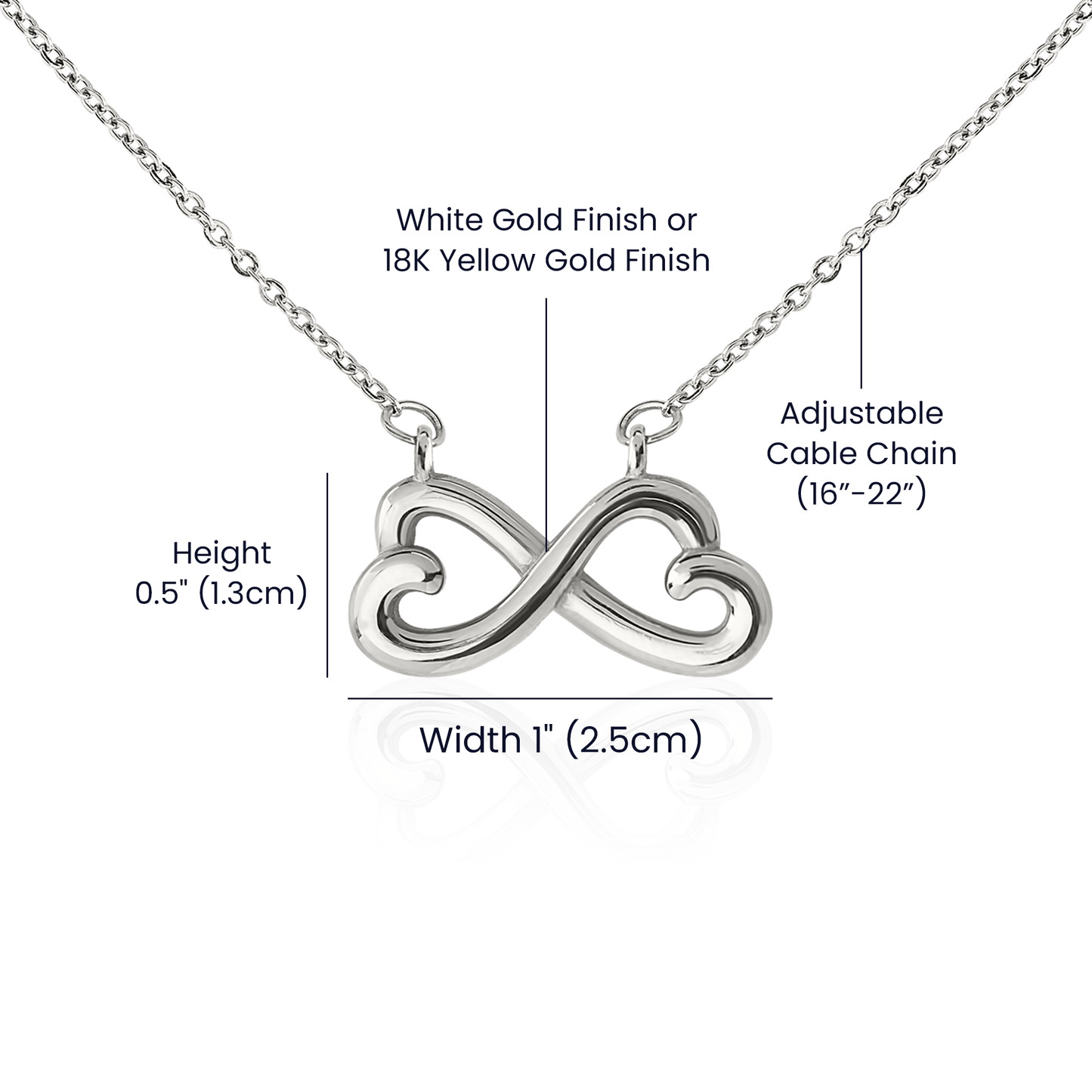 To My Daughter- Endless Love Necklace