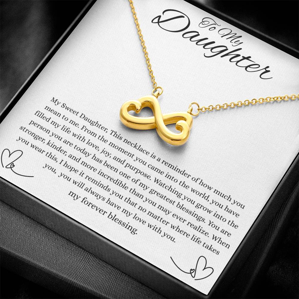 To My Daughter- Endless Love Necklace